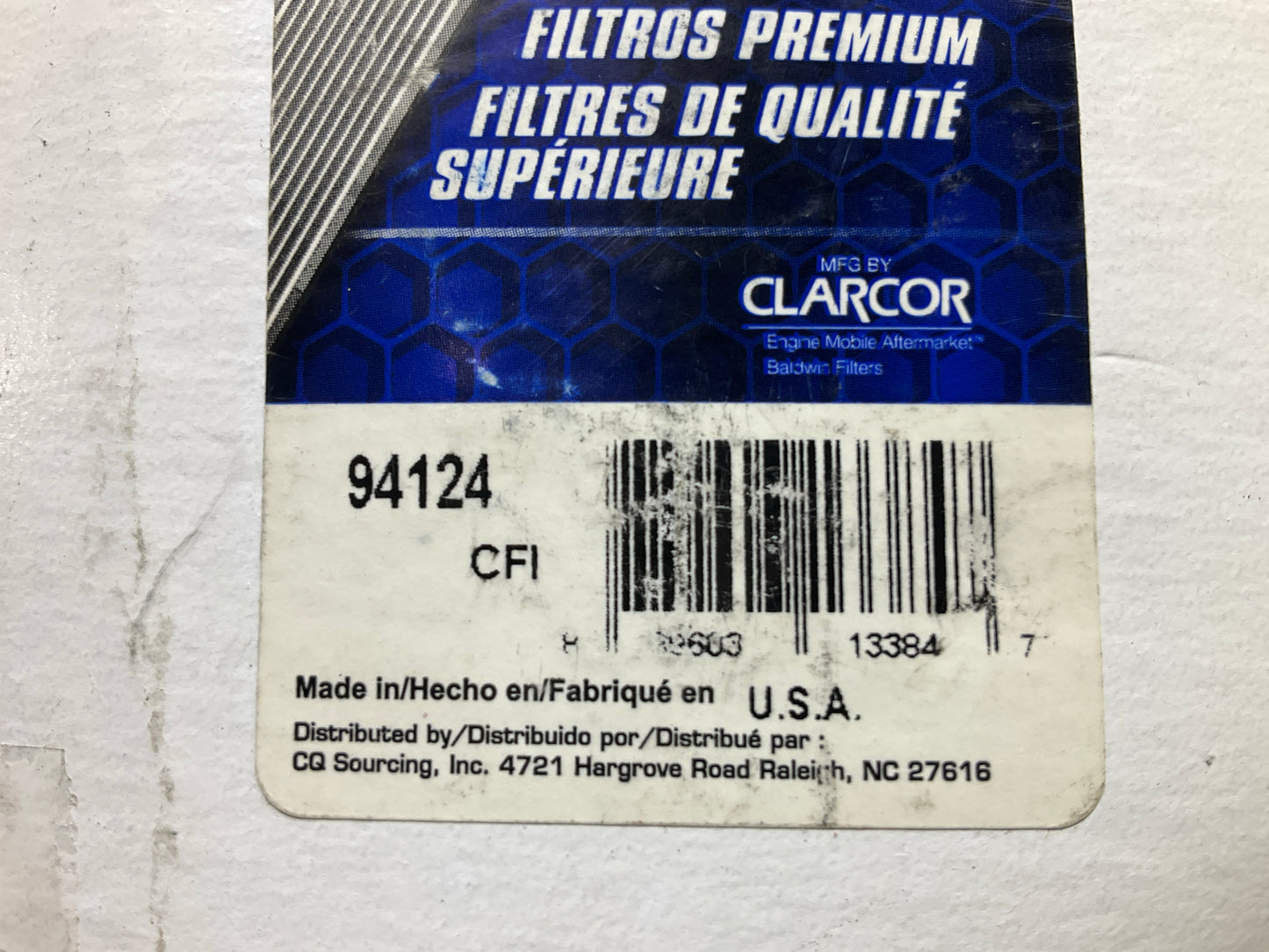 Carquest 94124 Hydraulic Filter Replaces OEM # 139-1537, Wix R13E10G