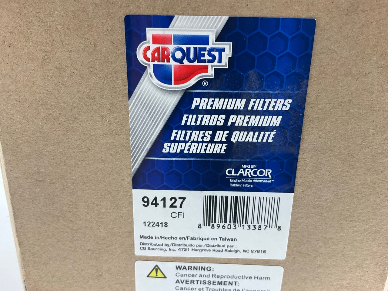 Carquest 94127 Hydraulic Filter - Replaces BT8906, P502382, HF7935, A24A10E