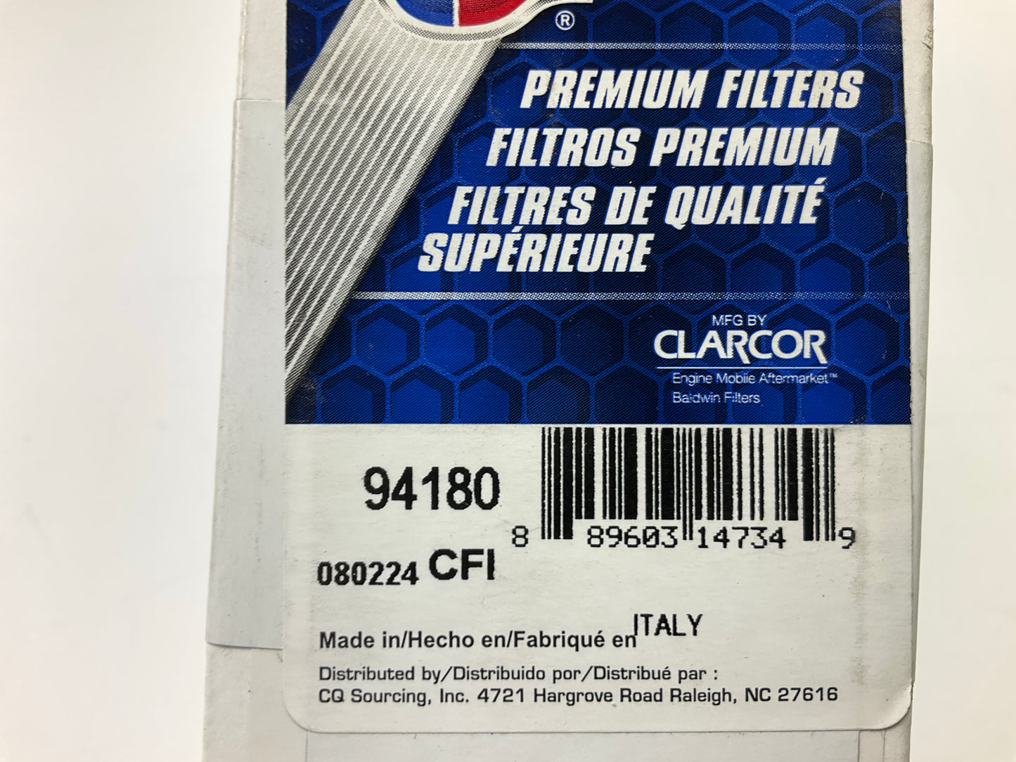 Carquest 94180 Hydraulic Filter Replaces D46B05GV WGHH75005DB