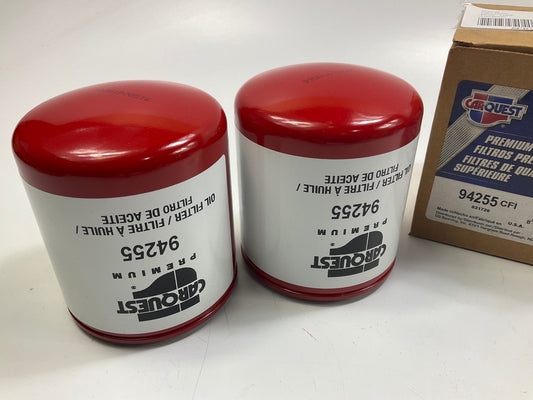 (2) Carquest 94255 Engine Oil Filter