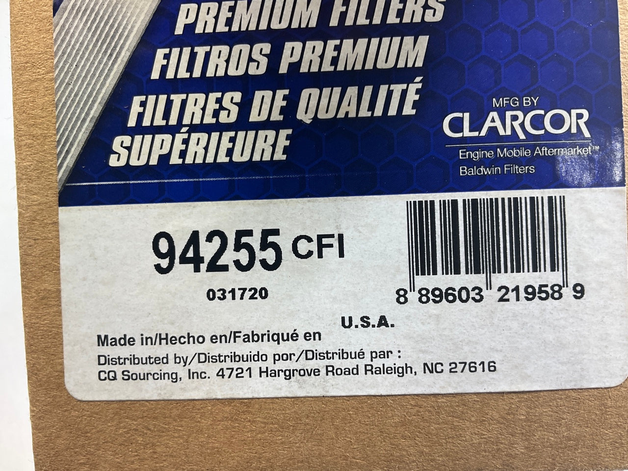 (2) Carquest 94255 Engine Oil Filter