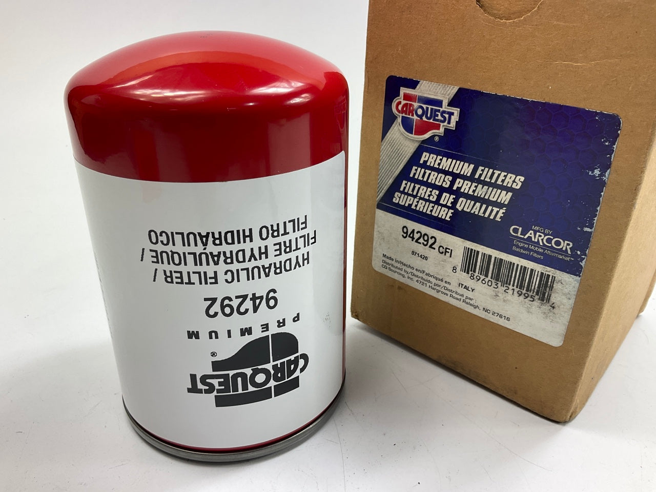 Carquest 94292 Hydraulic Filter - Replace 57266, BT8922, HF6315, H17WD01 PER205H