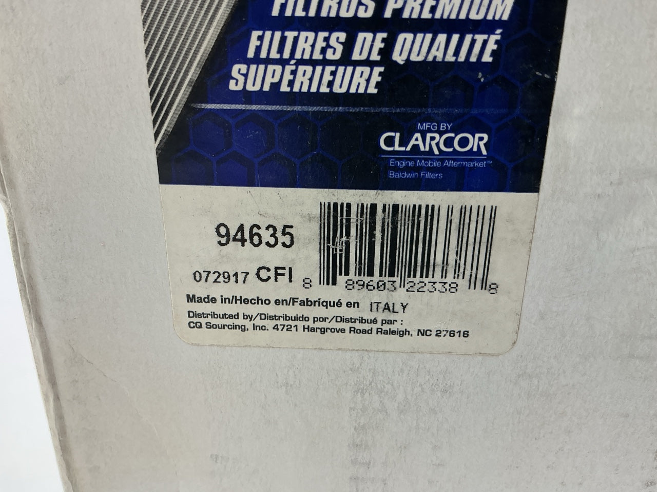Carquest 94635 Hydraulic Filter Replaces RG23862190 W01AG512 WG512 0305499620BN