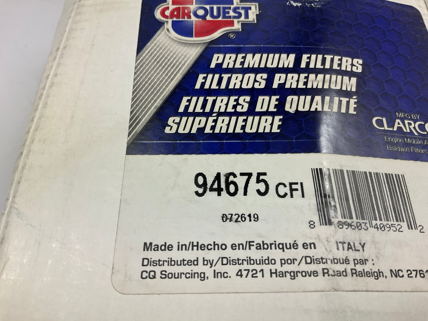 Carquest 94675 Hydraulic Filter Replaces  R27C10GB 510669208  R160G10B P171567