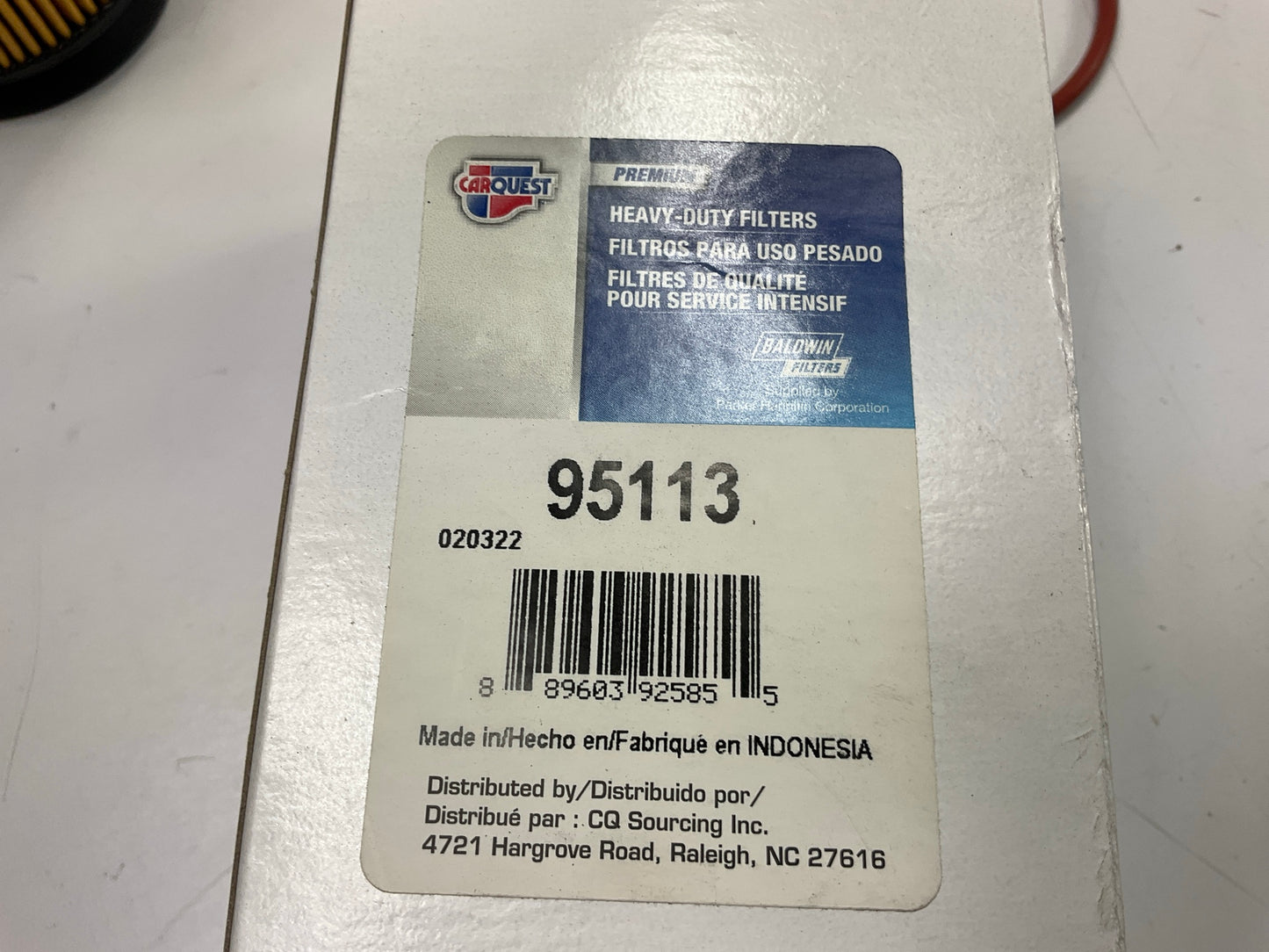Carquest 95113 Engine Oil Filter