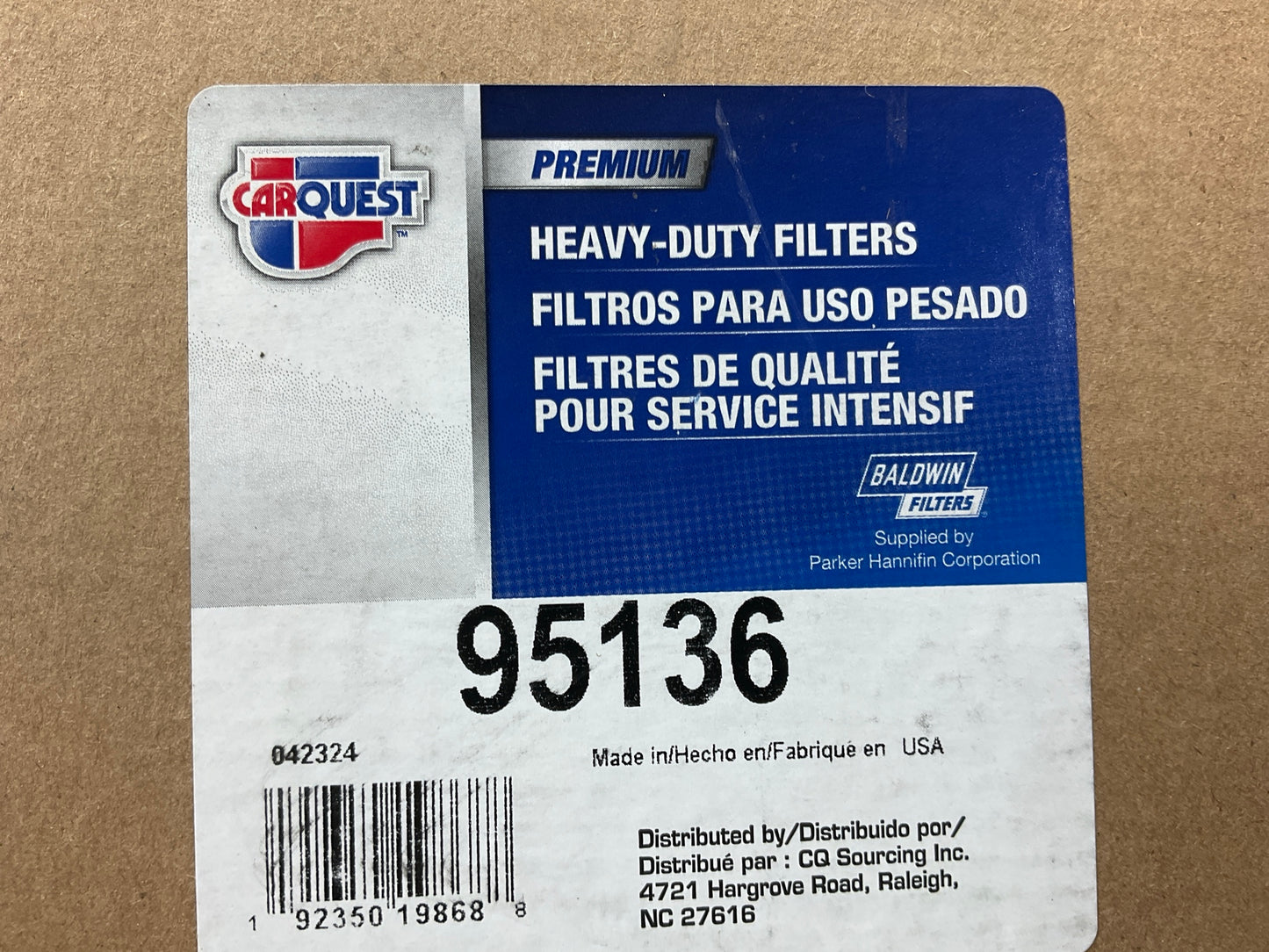 Carquest 95136 Engine Crankcase Breather Element Filter