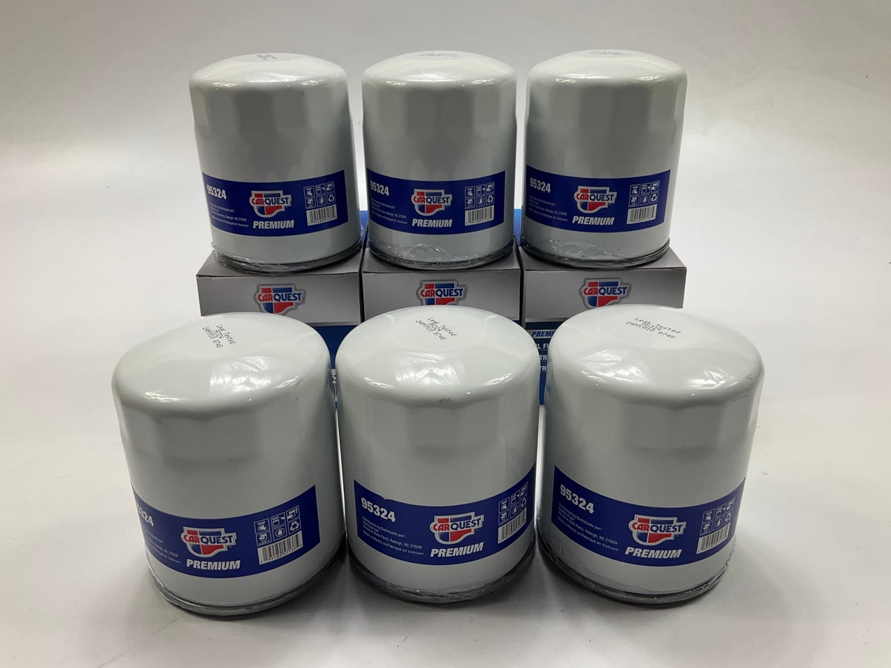 (6) Carquest 95324 Engine Oil Filter - 2019-2023 Chevy GMC 6.6L DIESEL Pickup
