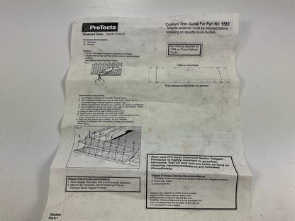 Protecta 9580KL Trim To Fit Rubber Tailgate Protector Rubber Liner Mat 59''x19''