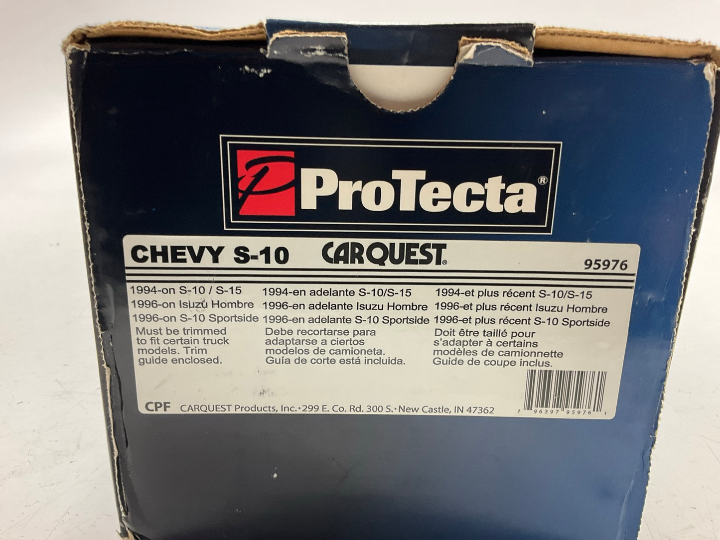 ProTecta 9583 Diamond Tailgate Protector Rubber Liner Mat - 1994-up Chevy S10