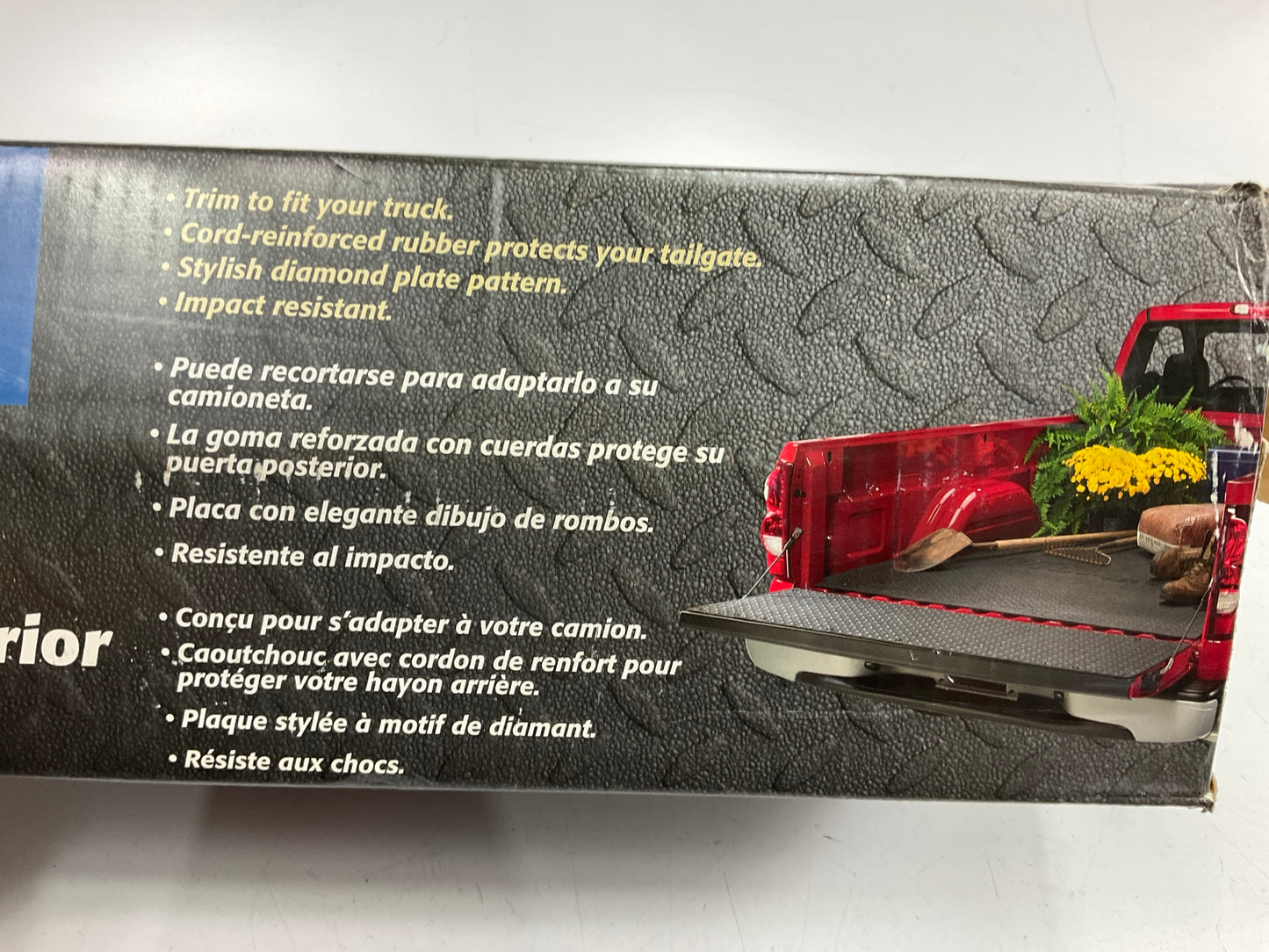 ProTecta 9583 Diamond Tailgate Protector Rubber Liner Mat - 1994-up Chevy S10