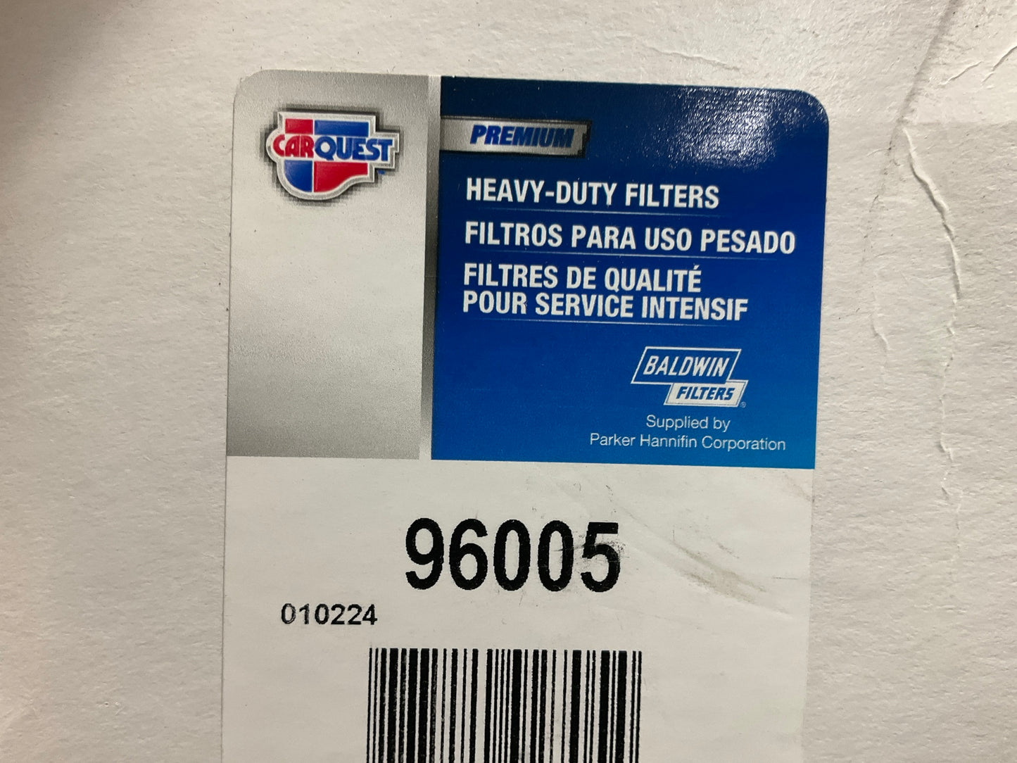 Carquest 96005 Diesel Fuel Filter Replaces WF10005, 21737499, 85120233, 102528