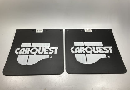 (2) Carquest 96006 Heavy Duty Black Plastic Mud Flaps 24'' X 24'' X 3/16'' Thick