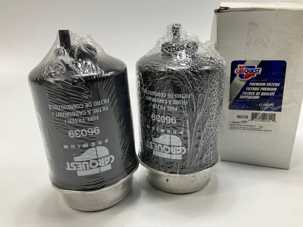 (2) Carquest 96039 Fuel Filter - Replaces RE533026, P551432, WF10053, WF10031