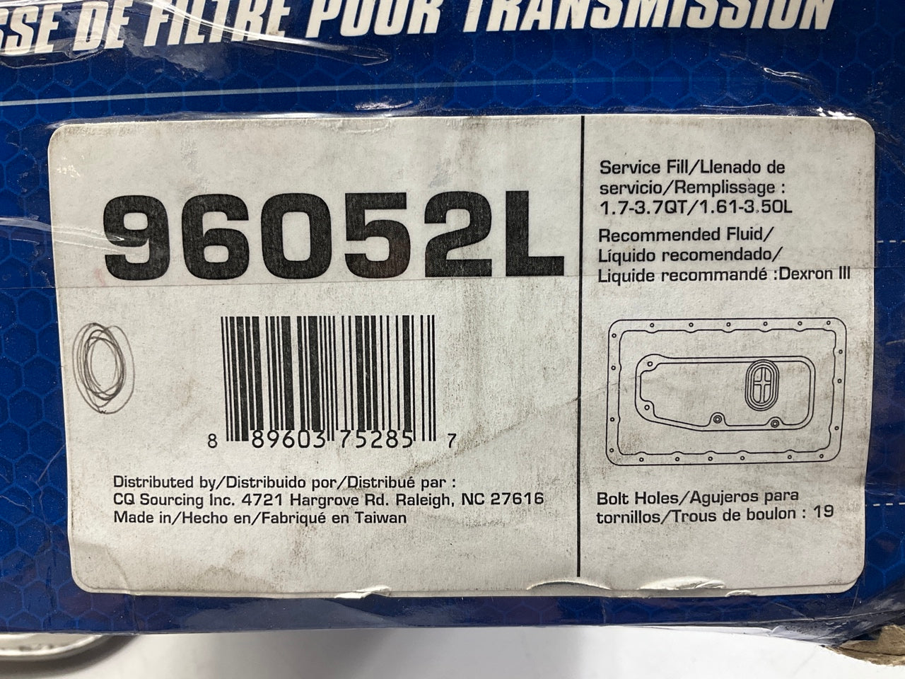 Carquest 96052L Automatic Transmission Filter Kit