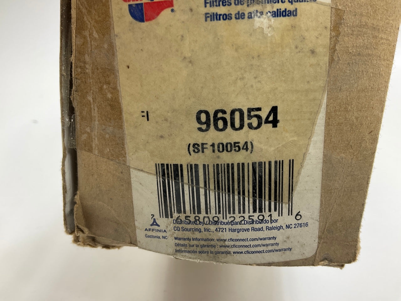 Carquest 96054 Fuel Filter Replaces WF10054 SF10054 L6268F FS20049 3619554