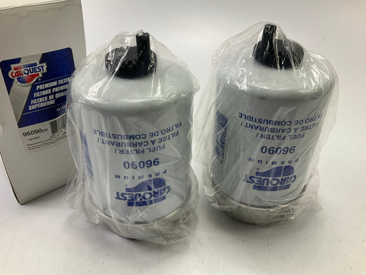 (2) Carquest 96090 Key-Way Style Fuel Filter For Takeuchi TS70R TS70V Loader