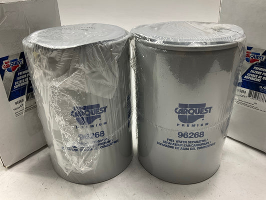 (2) Carquest 96268 Diesel Fuel Water Separator Filters - FS19593; BF9898O