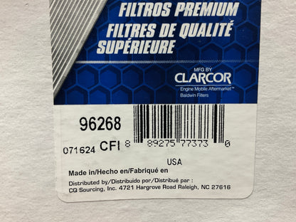 (2) Carquest 96268 Diesel Fuel Water Separator Filters - FS19593; BF9898O