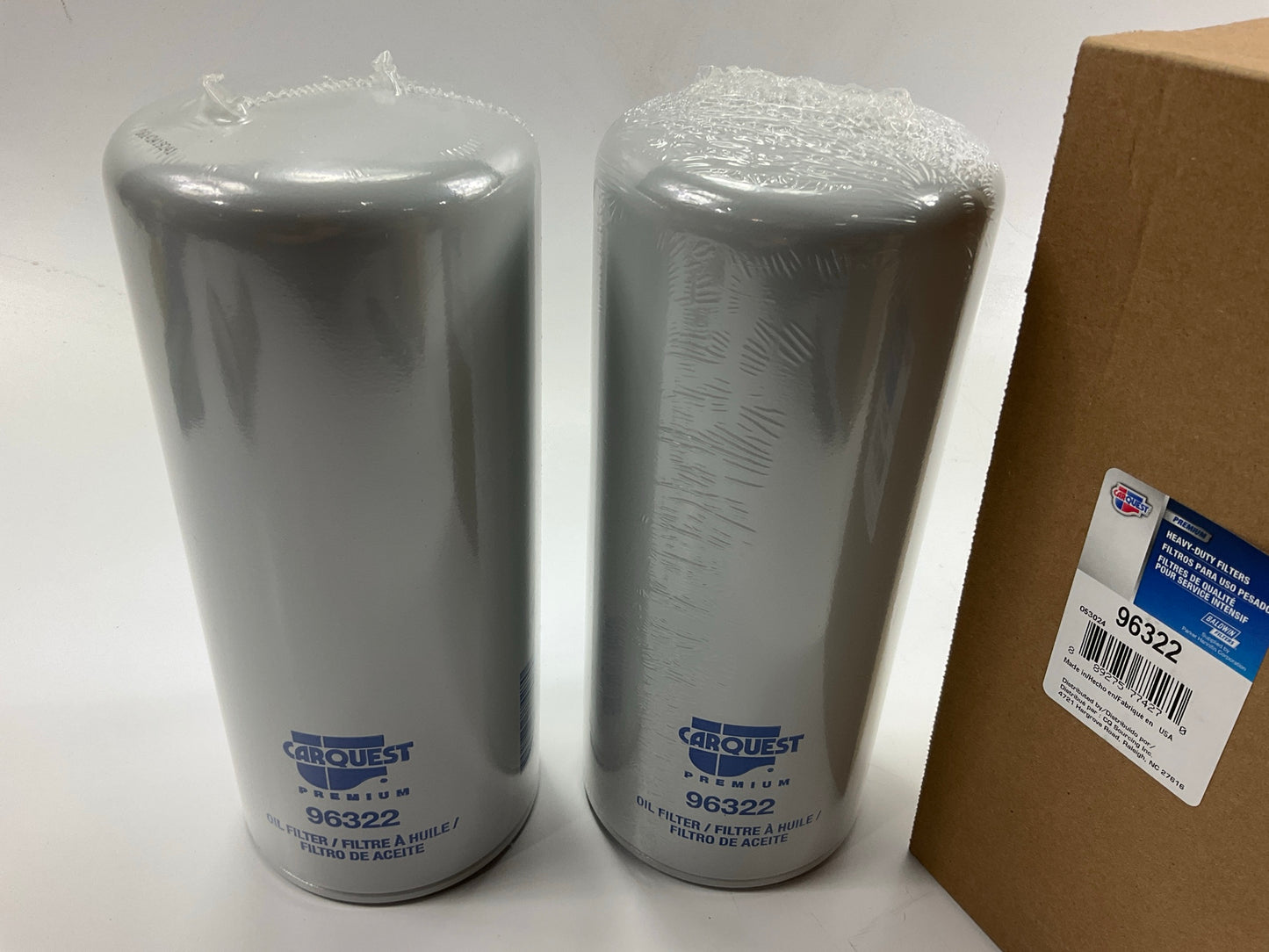 (2) Carquest 96322 By-Pass Spin-On Oil Filter
