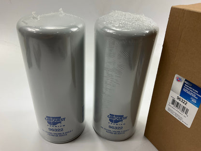 (2) Carquest 96322 By-Pass Spin-On Oil Filter