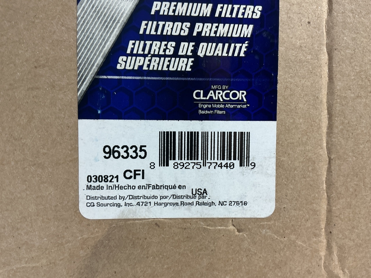 Carquest 96335 Hydraulic Filter - Replacement For CAT 6B8217, Baldwin P194