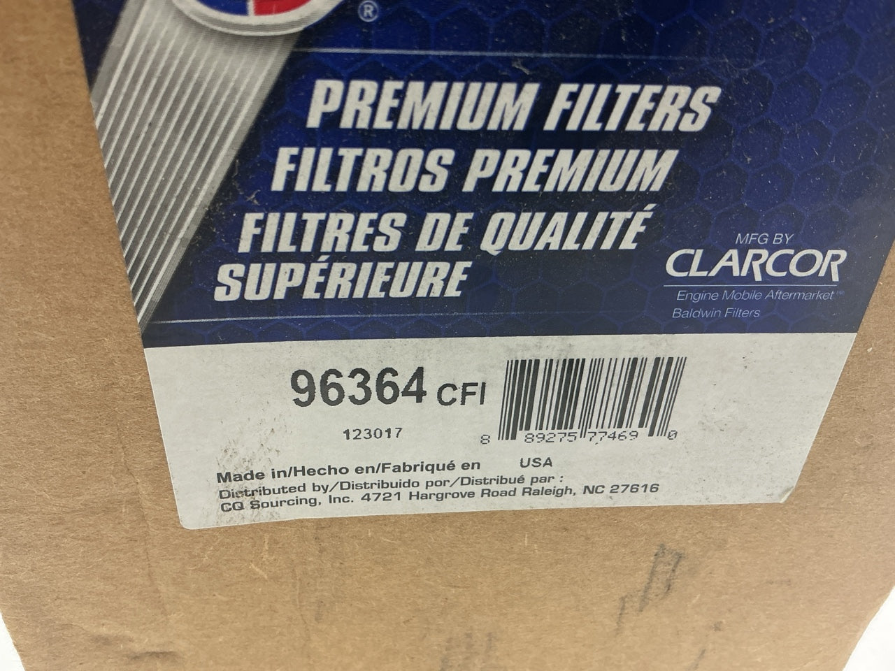 Carquest 96364 Hydraulic Filter Replaces Allis Chalmers 270782, Wix 51256