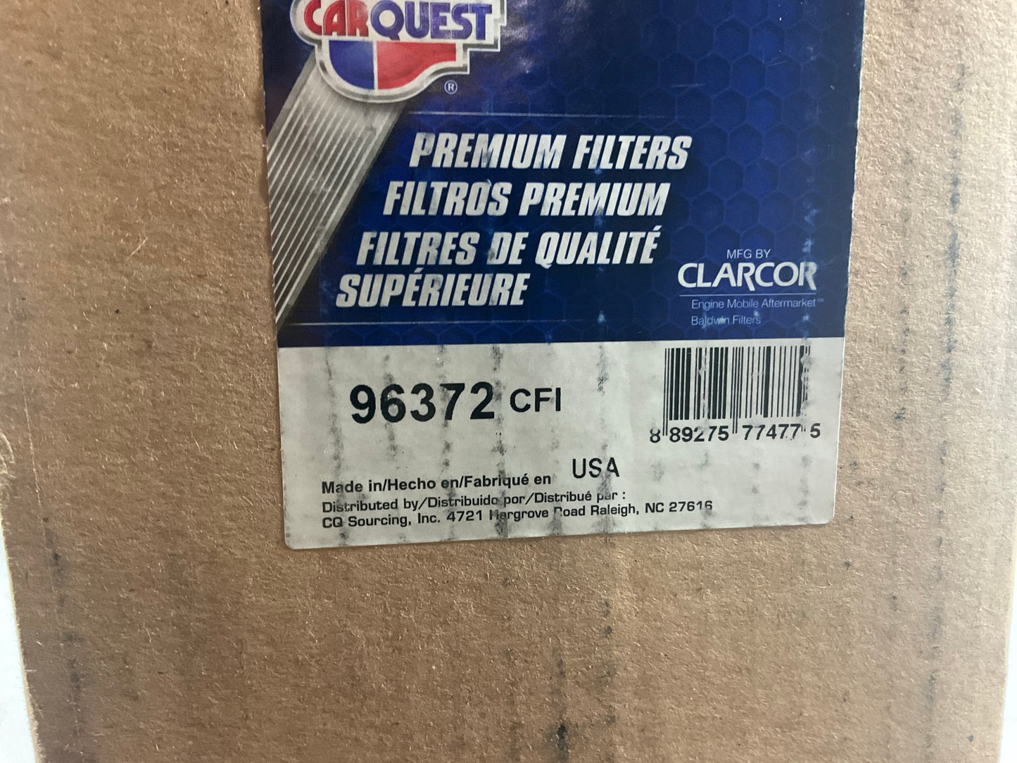 Carquest 96372 Hydraulic Filter Element - Replaces PT8383, P502485, HF28909