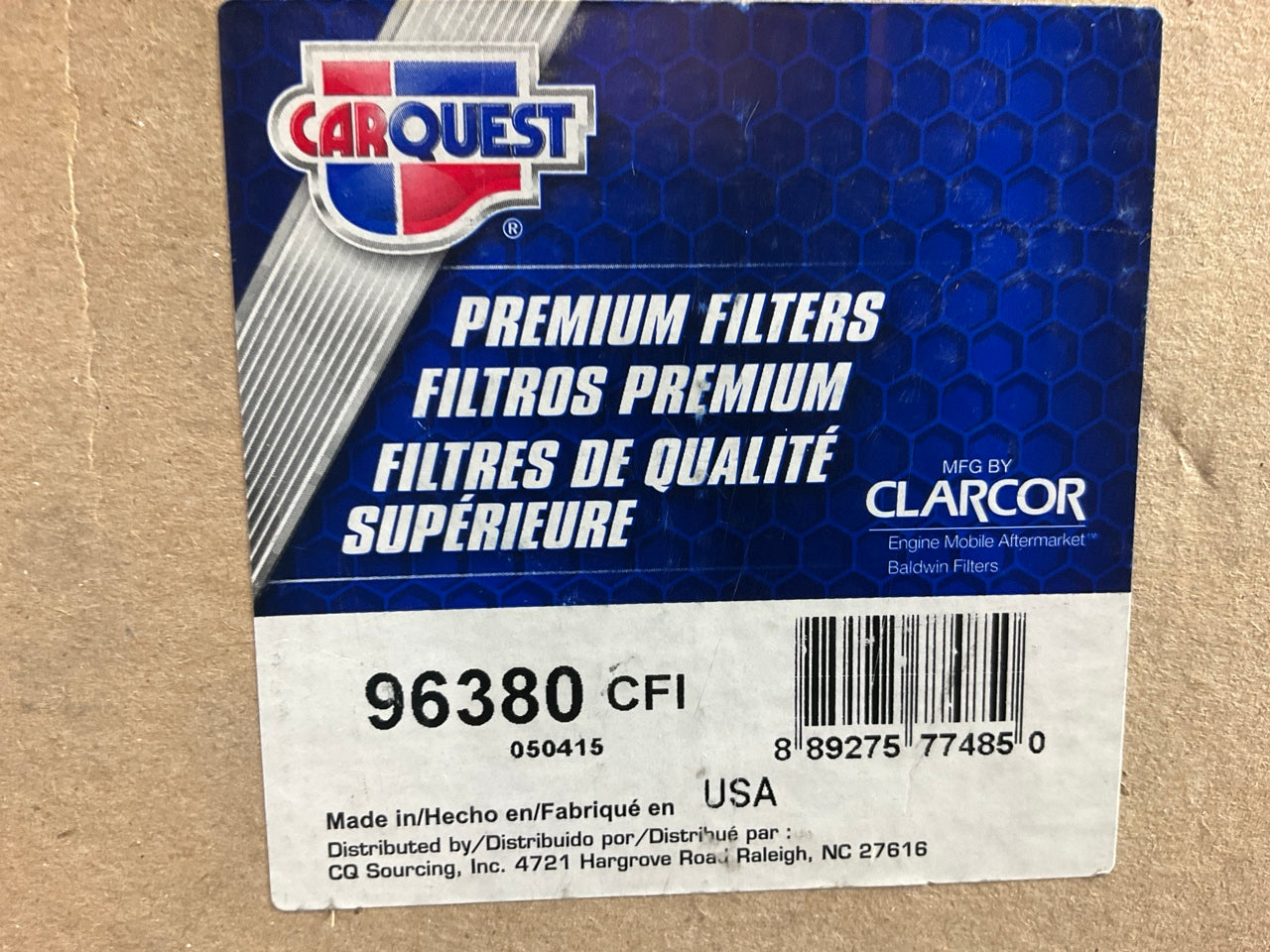 Carquest 96380 Hydraulic Filter - Replaces 9Y4514, P550427, C1669, LP229, HF761