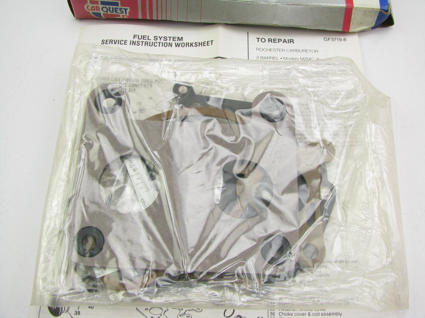 Carquest 963 Carburetor Rebuild Kit 1978-1979 Oldsmobile 4.3L 260 Rochester M2MC