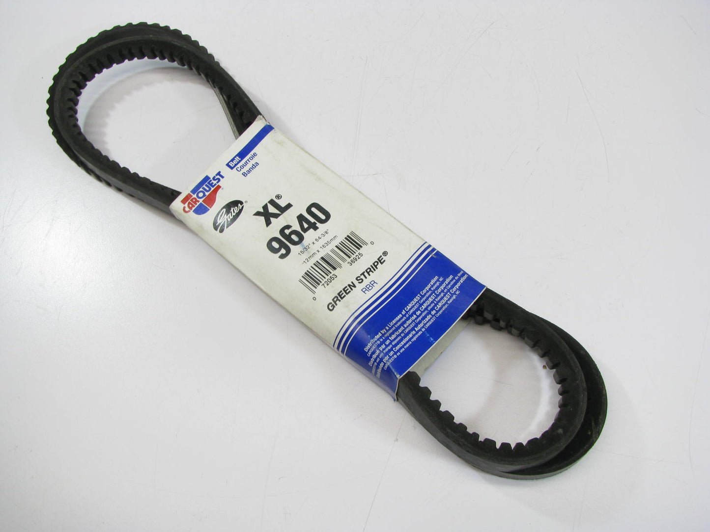 Carquest 9640 Accessory Drive Belt - 0.53'' X 64.25'' - 36 Degree
