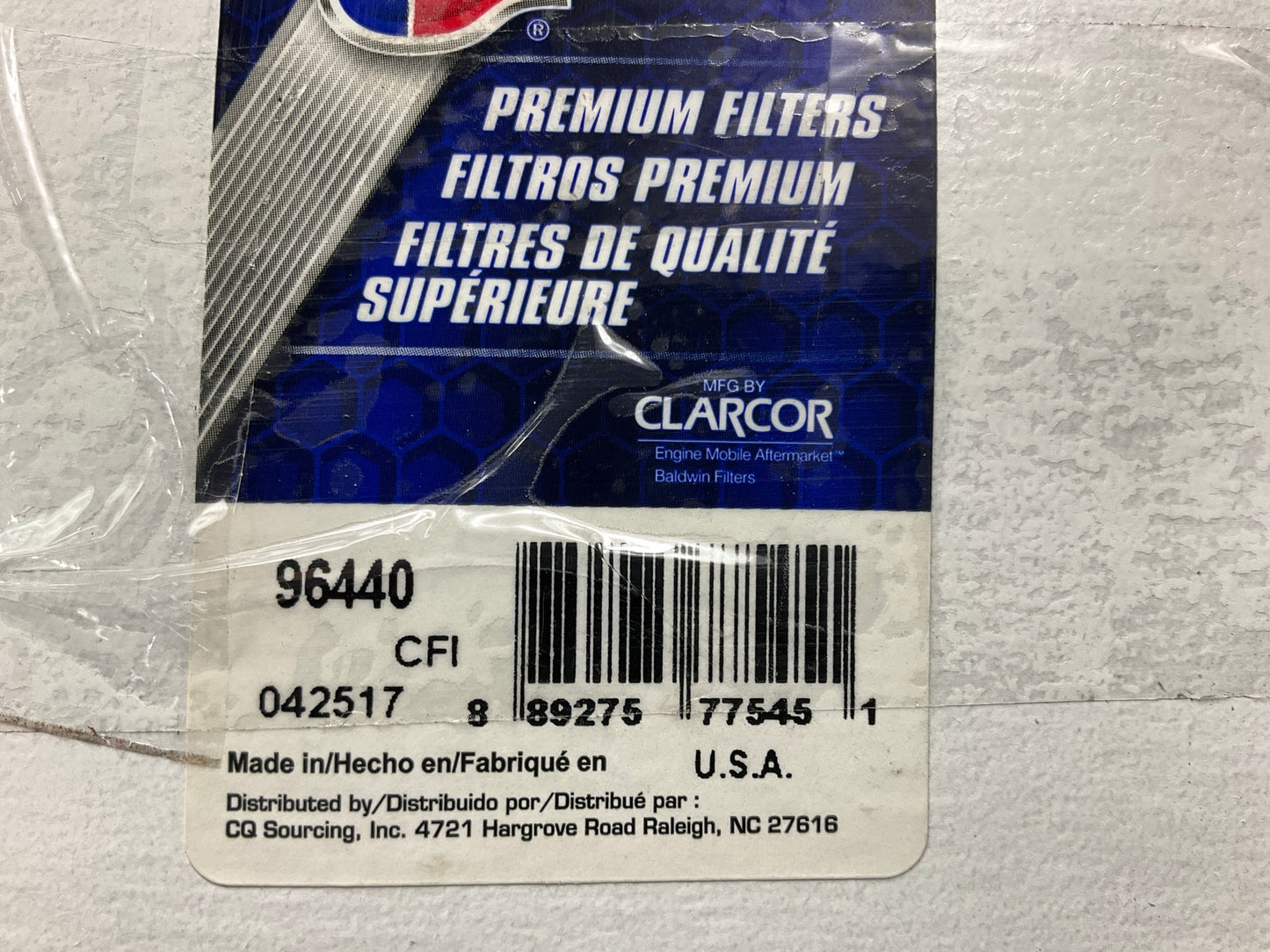 Carquest 96440 Hydraulic Filter - Replaces E7NN-6714-AA, 86546614, BT111
