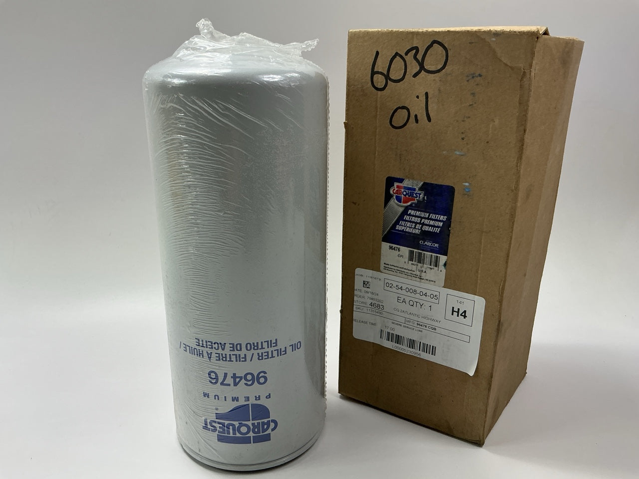 Carquest 96476 Oil Filter - Replaces 3313287, RE21058, 51669XD, 4096196, XLF1000