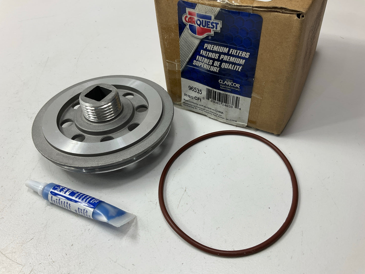 Carquest 96535 Fuel Filter Adapter Kit Convert Base From Housing To Spin-on