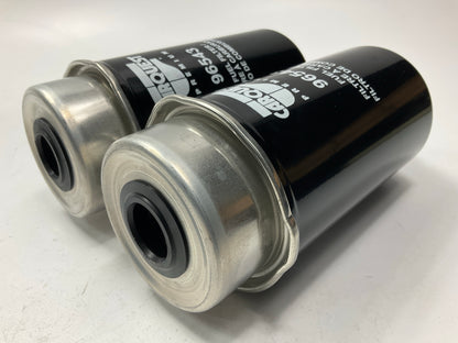 (2) Carquest 96543 Black Diesel Fuel Water Separator Filters SF10158, BF9891D