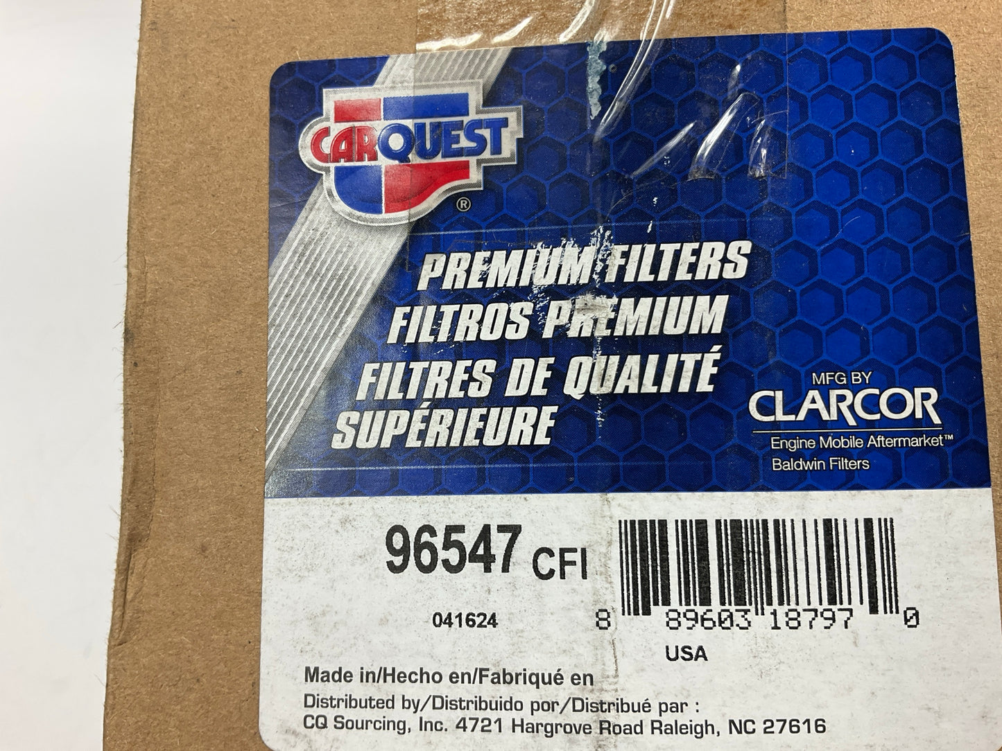 Carquest 96547 Diesel Fuel Water Separator Filter Replaces 33986 FS20100 BF9921O