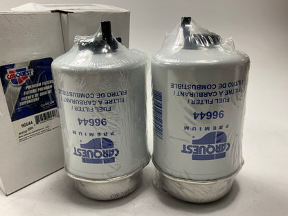 (2) Carquest 96644 Key Style Fuel Filter For John Deere 6105M 6105R 6110M 6115M