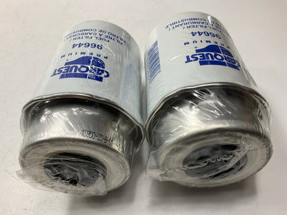 (2) Carquest 96644 Key Style Fuel Filter For John Deere 6115R 6120B 6125M 6125R