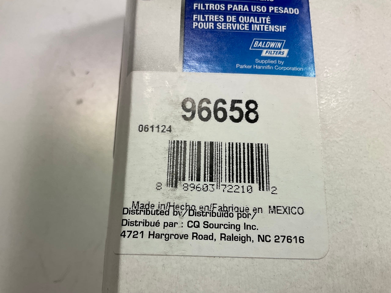 (2) Carquest 96658 Diesel Fuel Water Separator Filter Replaces 363-5819, PF46049