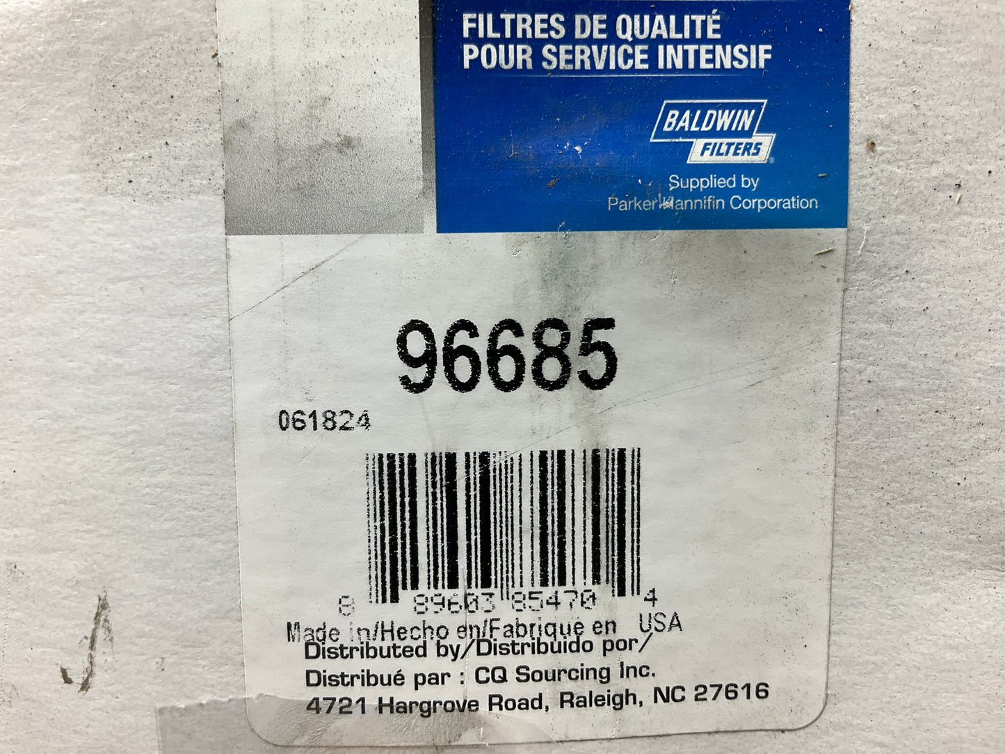 (2) Carquest 96685 Fuel Filter Replaces WF10499 K371012 L5112F FS20173 PF4082