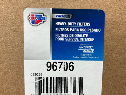 Carquest 96706 Diesel Fuel Water Separator Filter Replaces 1852006, 1852006PE