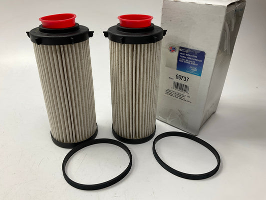 (2) Carquest 96737 Diesel Fuel Filter Element - Replaces PF46137, MO1006