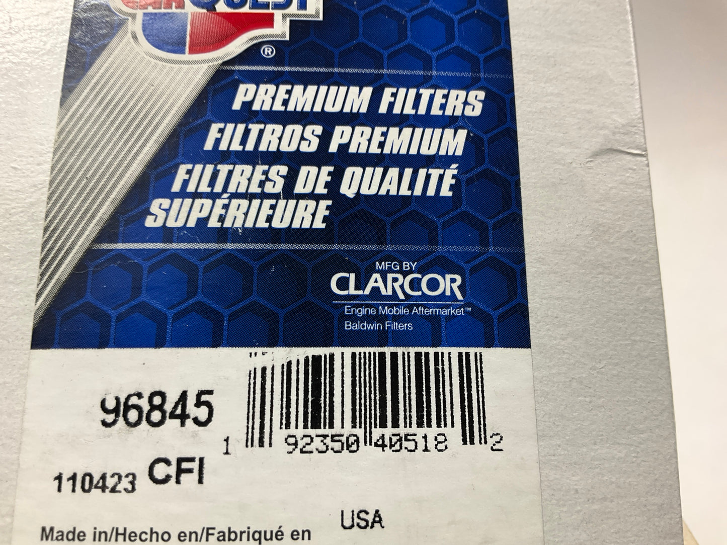 Carquest 96845 Heavy Duty Spin On Fuel Water Separator Filter - Replaces 33583