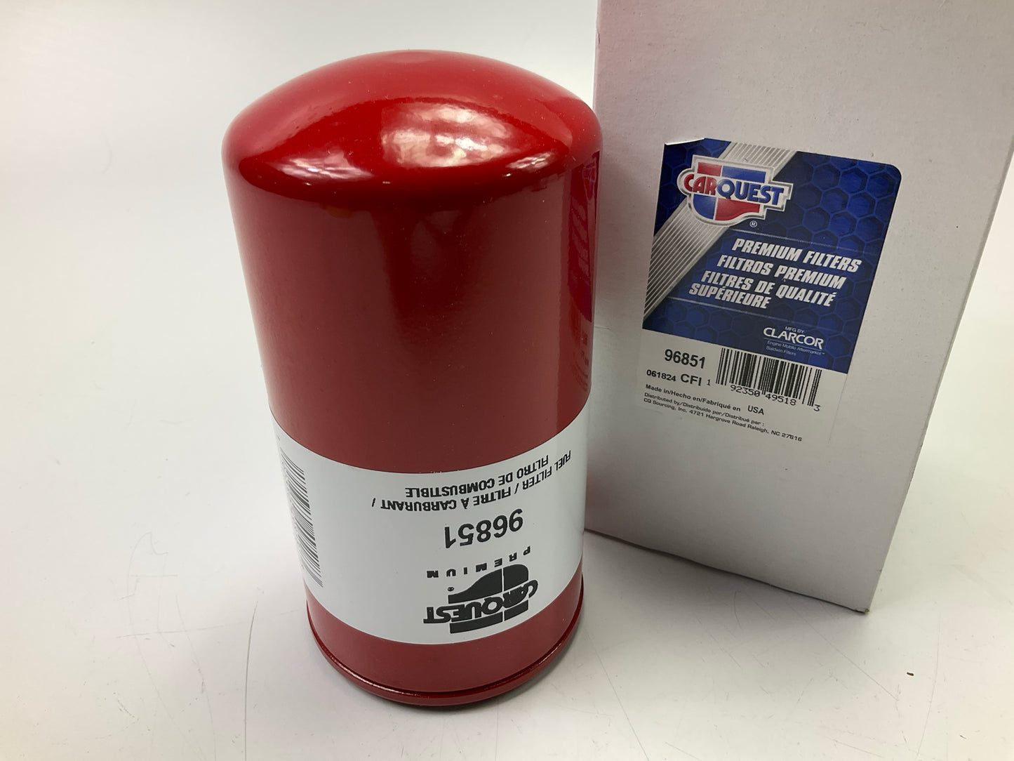Carquest 96851 Diesel Fuel Filter - Replaces 1820479C1, BF7531, P550368, P7742