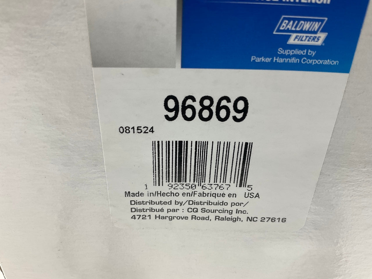 Carquest 96869 Diesel Fuel Water Separator Filter Replaces P552709, PF46235