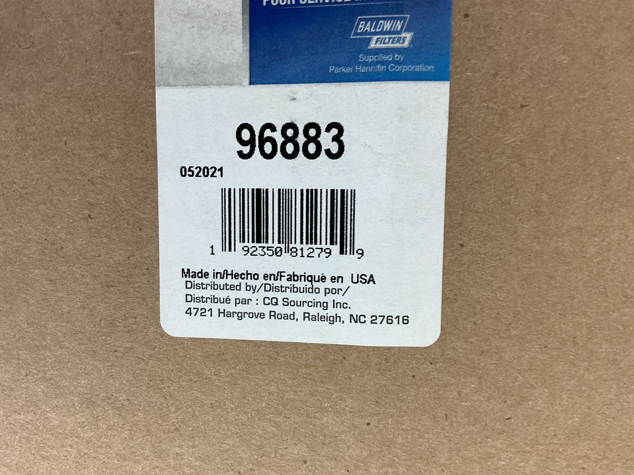 Carquest 96883 Fuel Spin-on Filter - Replaces Baldwin BF46244, Donaldson DBB8777