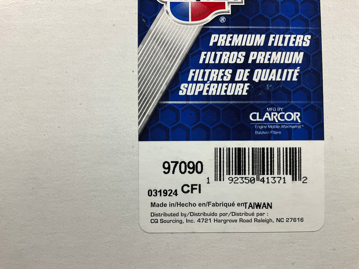 Carquest 97090 Cabin Air Filter - Replaces FP79, PA10103, FL3Z-19N619-A, CF12150