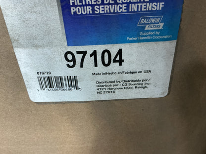 Carquest 97104 Air Filter For Liebherr 10278562, Baldwin RS30307