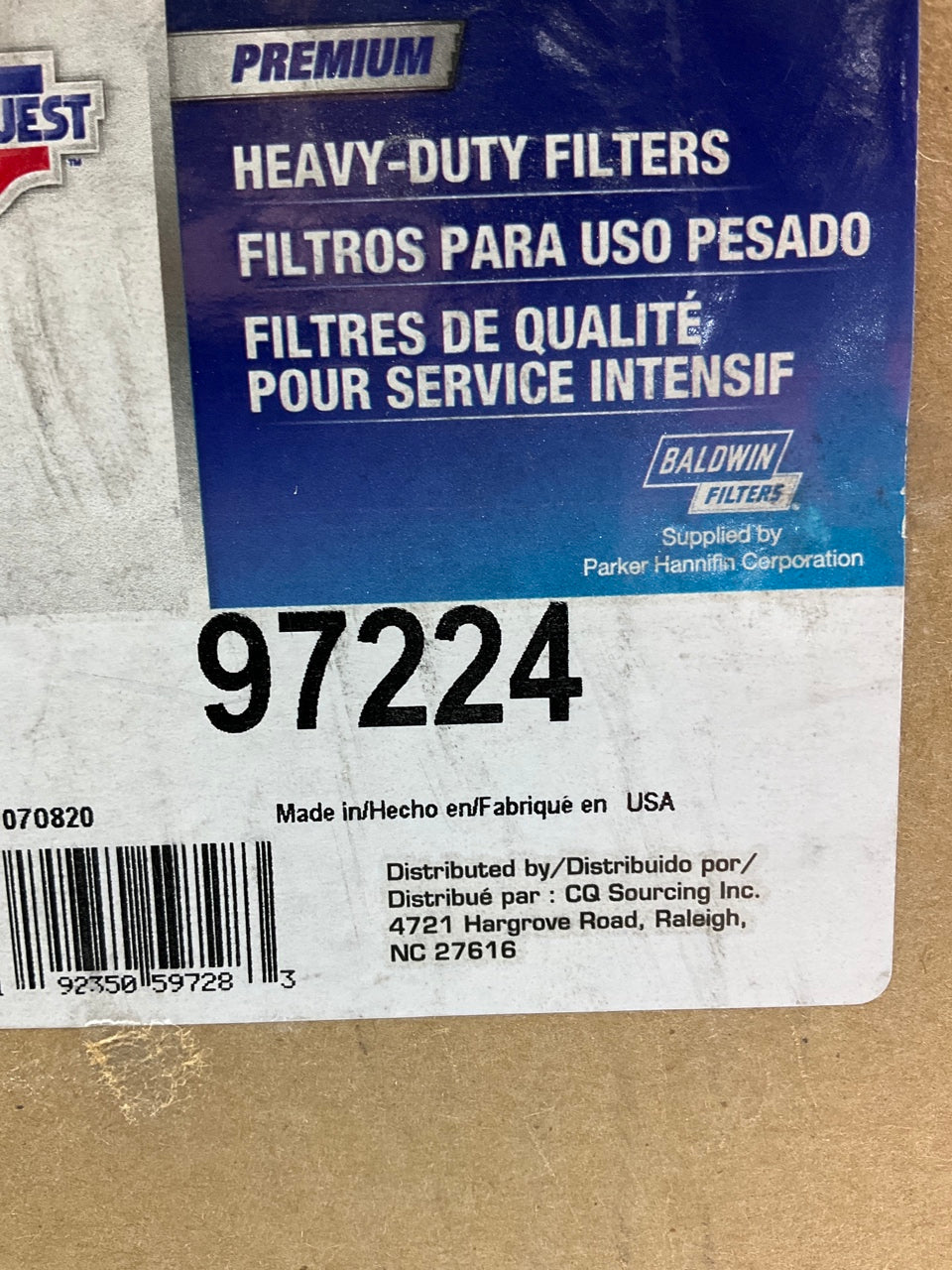 Carquest 97224 Air Filter - Replaces RS30327, P785426, AF4271, WA10668