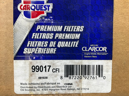 Carquest 99017 Cabin Air Filter Replaces 170-7272, P609444, SP10004, PA5363