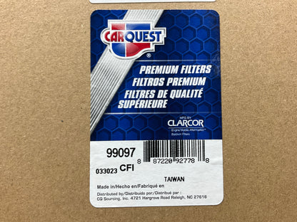 Carquest 99097 Cabin Air Filter Replacement For John Deere RE291412, Wix WP10097